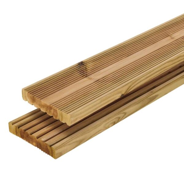 Lame de terrasse pin vert Lemhi L.240 x l.14,4 cm